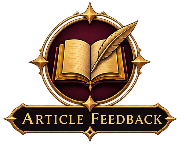 ARTICLE FEEDBACK